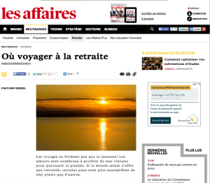 ou voyager a la retraite