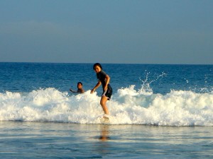 Surf et espagnol Equateur