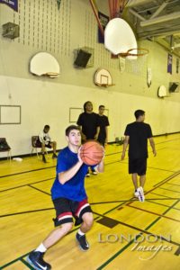 camp d'été anglais et basketball